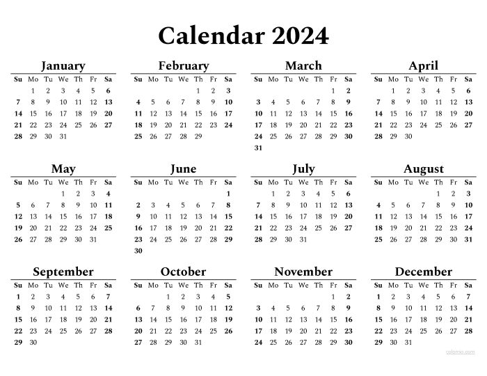 Kalender 2024