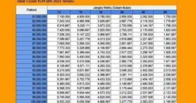 Memahami Tabel KUR BRI 2024: Panduan Lengkap untuk Memilih Kredit Usaha Rakyat