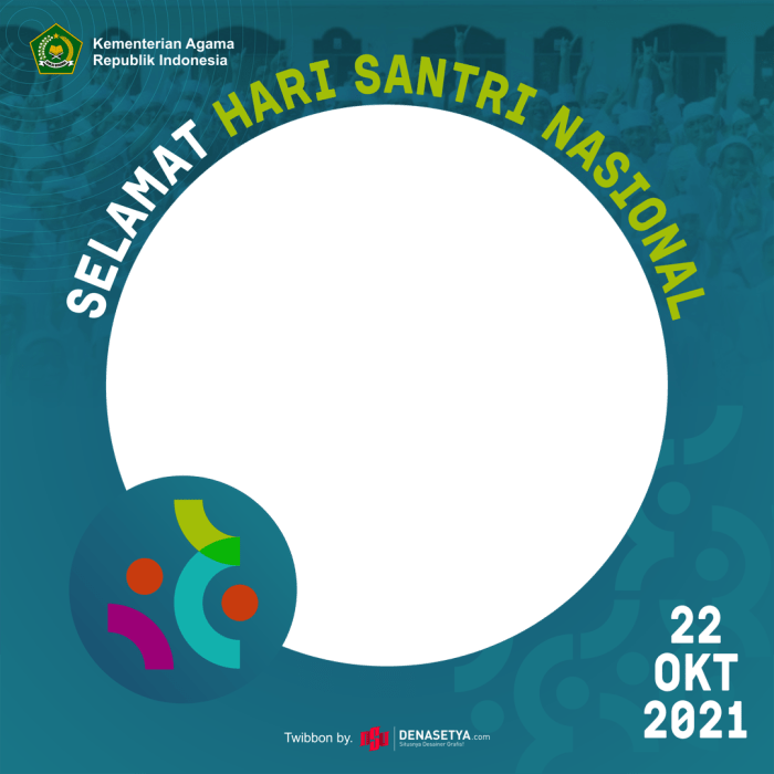 Twibbon Hari Santri 2024 Kemenag: Meriahkan Peringatan dengan Desain Menarik