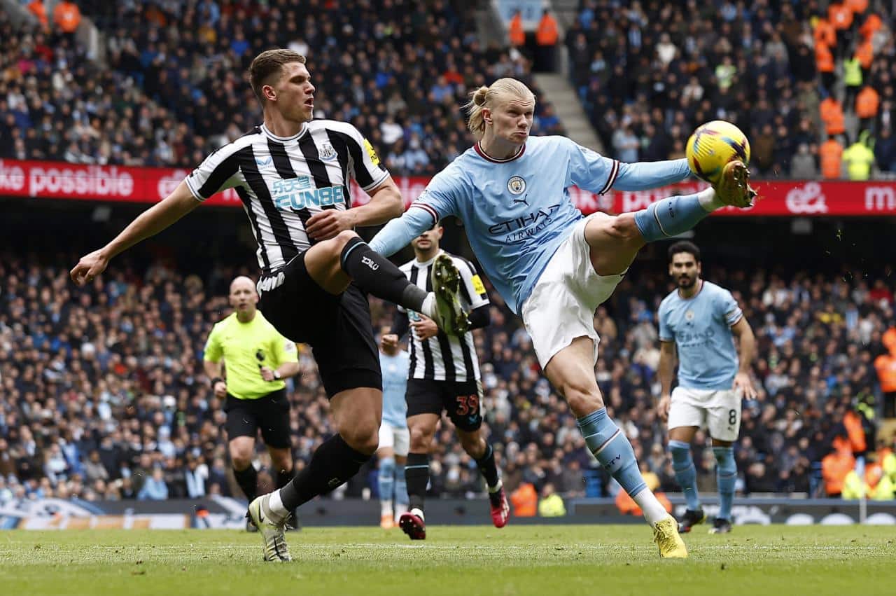 Hasil Newcastle Vs Man City: Tuntas Sama Kuat 1-1