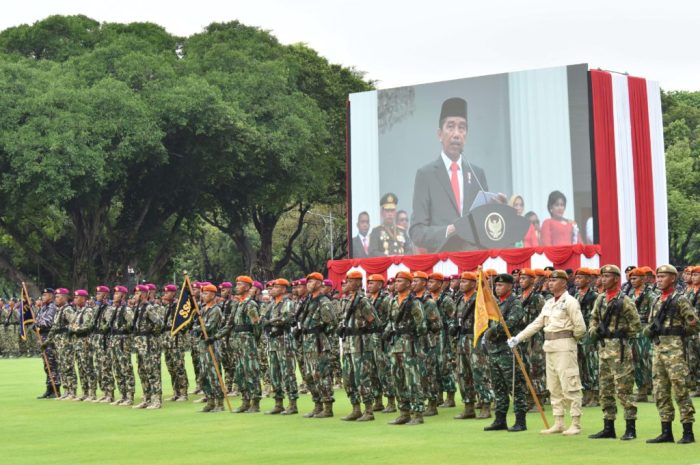 Upacara HUT TNI 2024 di Istana Negara