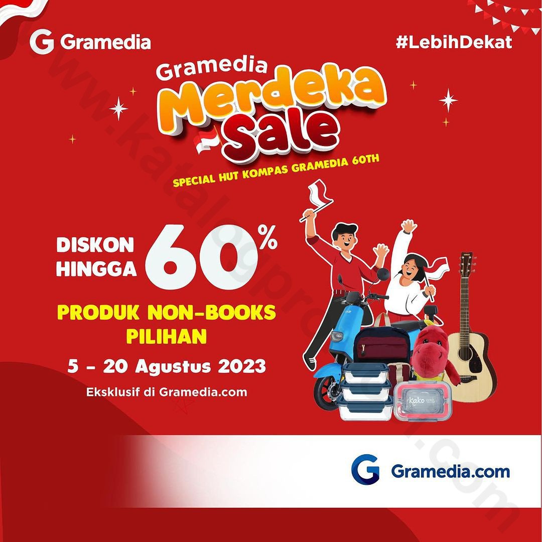 Promo Menarik Gramedia Cuci Gudang Oktober 2024