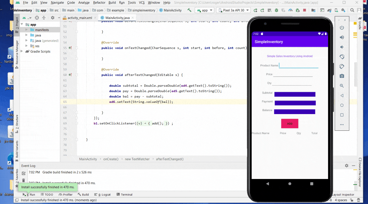 Source Code Aplikasi Android Dengan Android Studio 2024