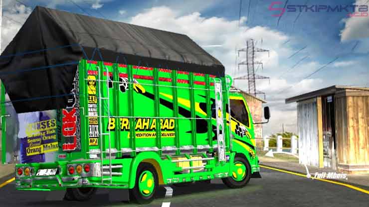 Download Mod Bussid Truck Canter Full Strobo Knalpot Serigala 2024