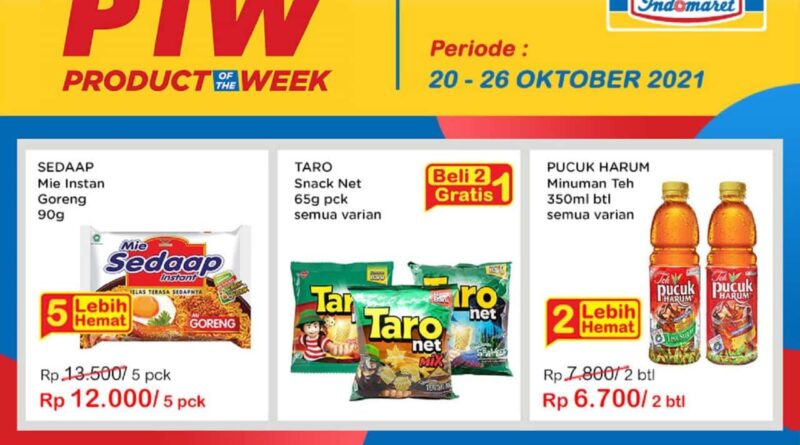 Daftar Harga Produk Indomaret 25 Oktober 2024