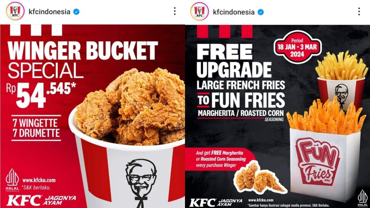 Promo KFC Oktober 2024 untuk menu paket keluarga