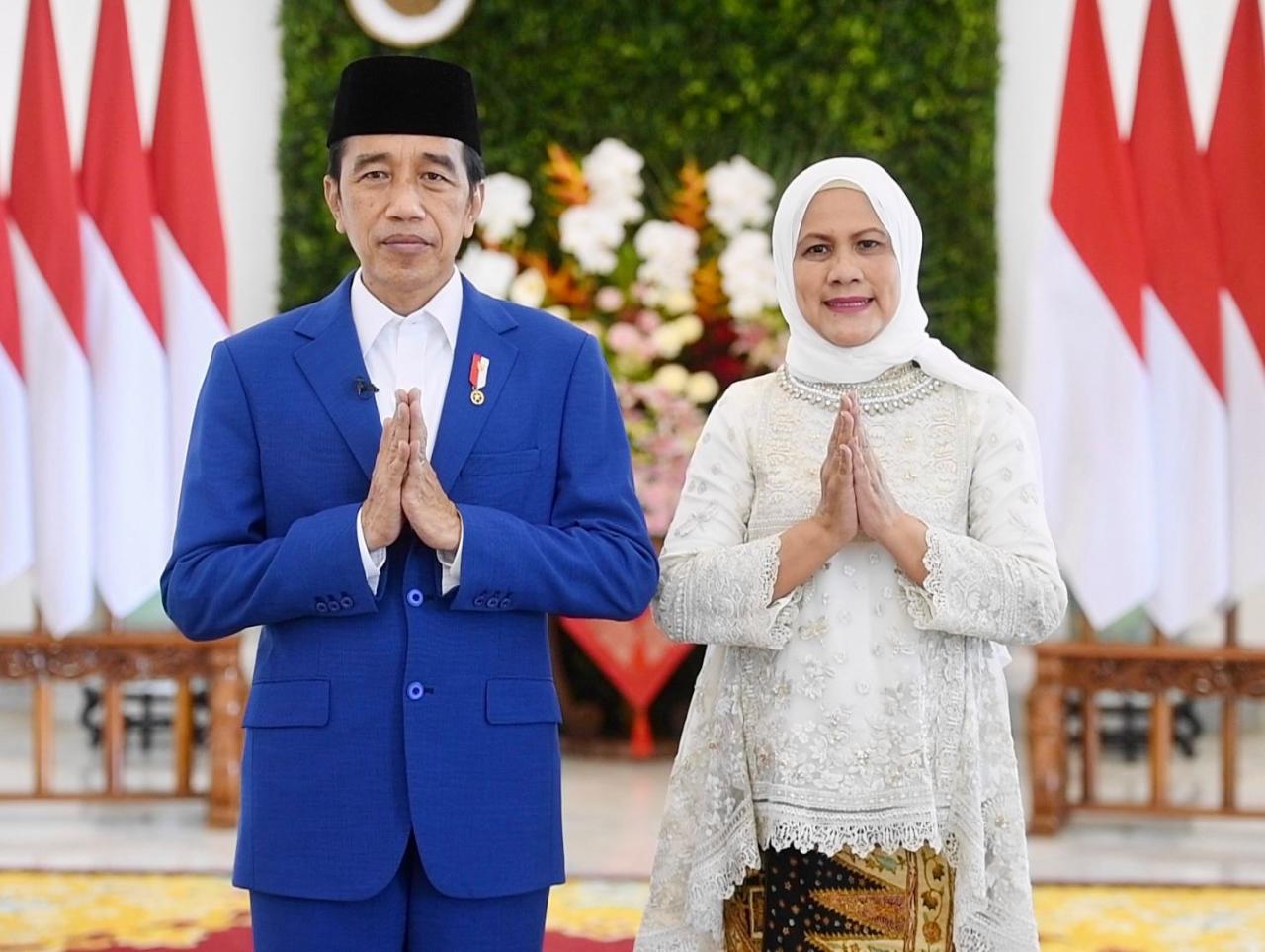 Joko Widodo dan Iriana tiba di Solo