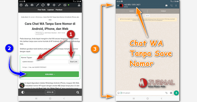 Cara Bom Chat Wa Di Android Tanpa Aplikasi 2024