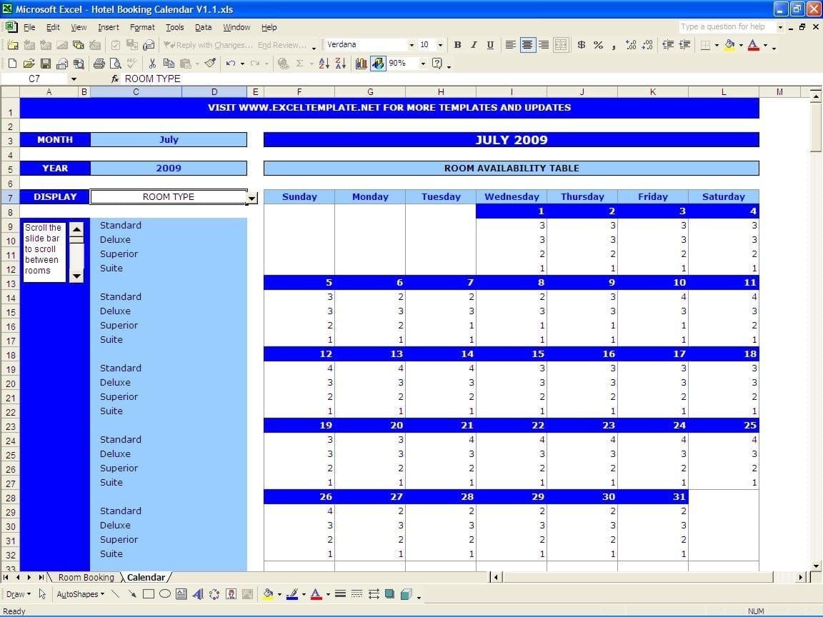 Membuat Aplikasi Hotel Dengan Excel 2024