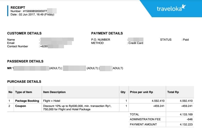 Bukti Booking Hotel Traveloka Sharm El Sheikh 2024