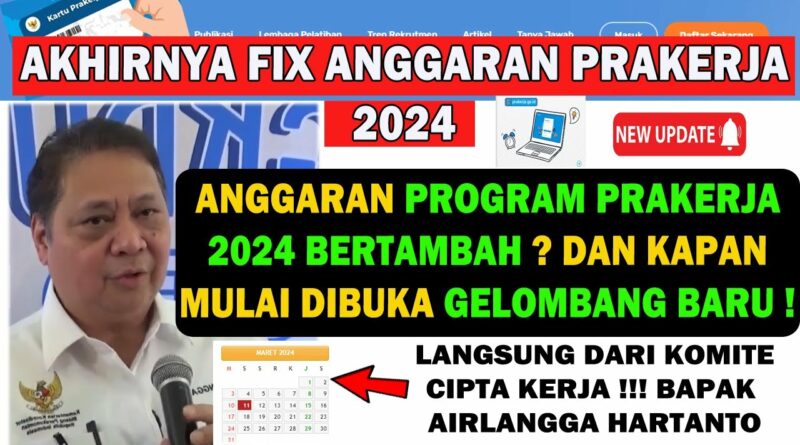 Kapan Pengumuman Prakerja Gelombang 14 2024?