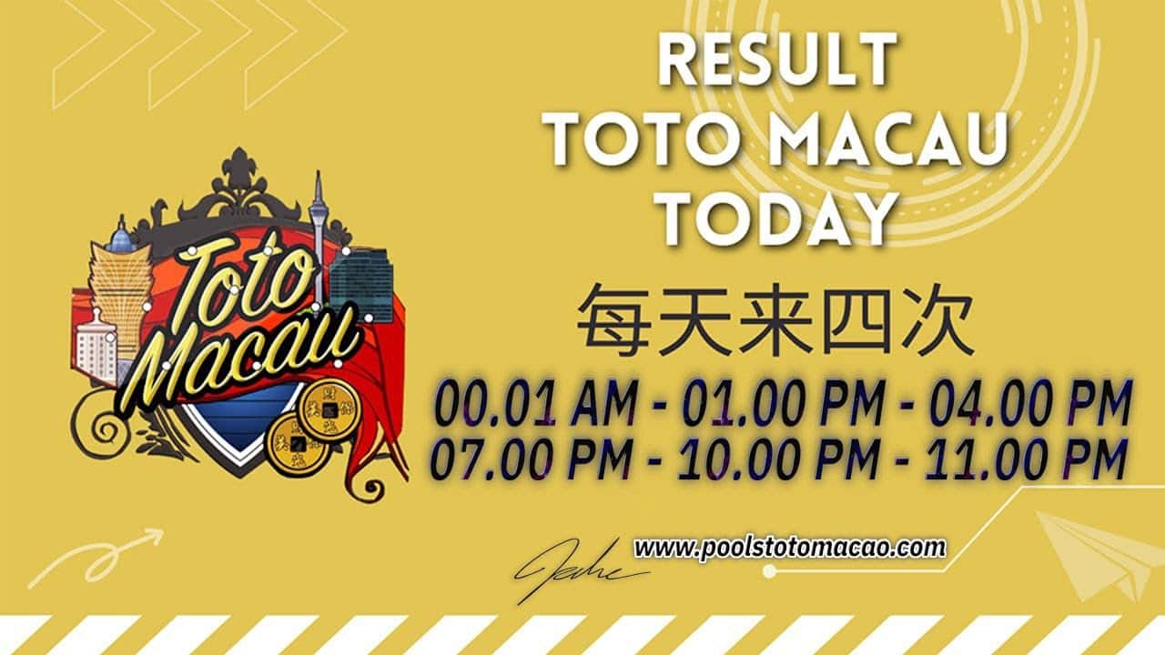 Live 4d Toto Macau 2024